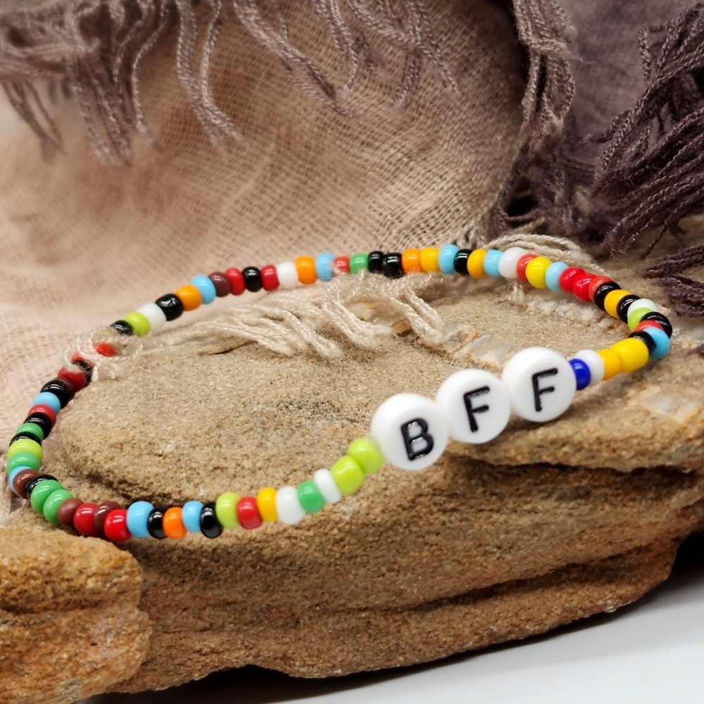 Bali Multicolored Boho Tropical Island BFF Beaded Rio Bracelet